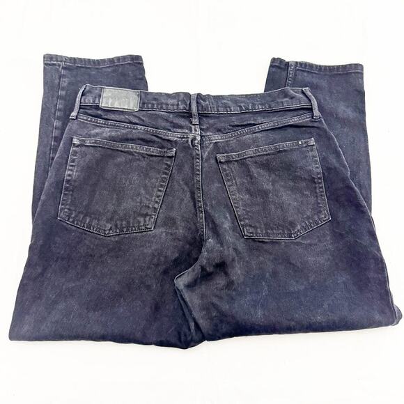 Everlane The Original Cheeky Jean Organic Cotton Black Denim Size 31 Crop - Picture 5 of 9